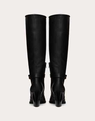 VLOGO SIGNATURE CALFSKIN BOOT 75MM