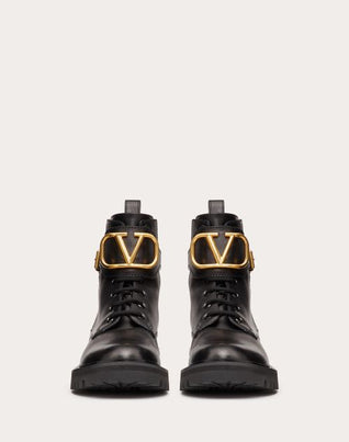 VLOGO SIGNATURE CALFSKIN COMBAT BOOT 35MM / .8 IN.