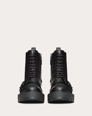 VLOGO SIGNATURE CALFSKIN COMBAT BOOT 45MM