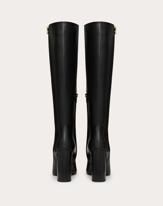 VLOGO THE BOLD EDITION BOOT IN CALFSKIN 100MM