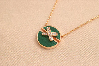 JEUX DE ROSE GOLD DIAMOND NECKLACE