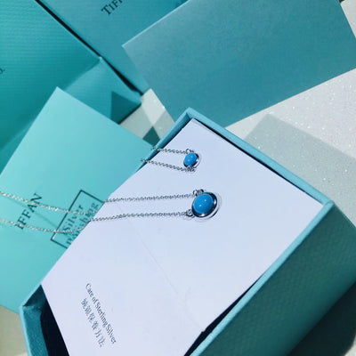 YARD TURQUOISE NECKLACE SILVER
