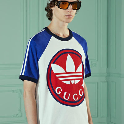 adidas x Gucci cotton jersey T-shirt - Lux Studios