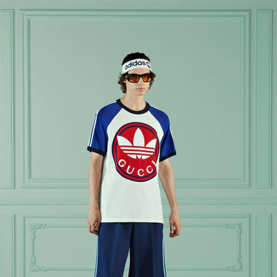 adidas x Gucci cotton jersey T-shirt - Lux Studios