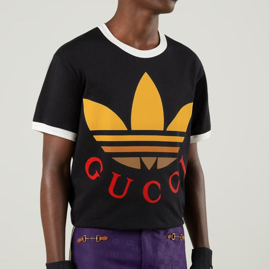 adidas x Gucci cotton jersey T-shirt - Lux Studios