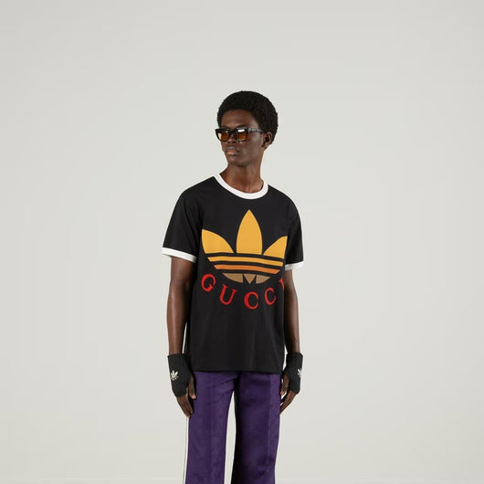 adidas x Gucci cotton jersey T-shirt - Lux Studios