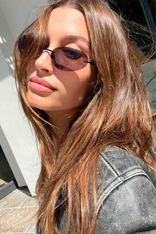 Balenciaga BB0179S oval metal black sunglasses