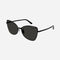 Balenciaga black butterfly metal sunglasses