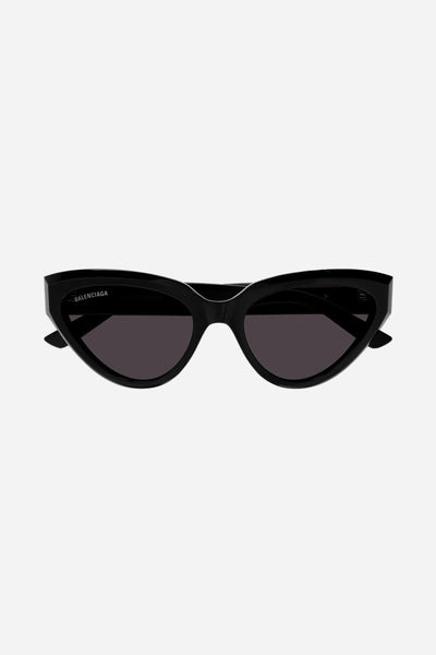 Balenciaga black cat-eye sunglasses with BB logo - Lux Studios