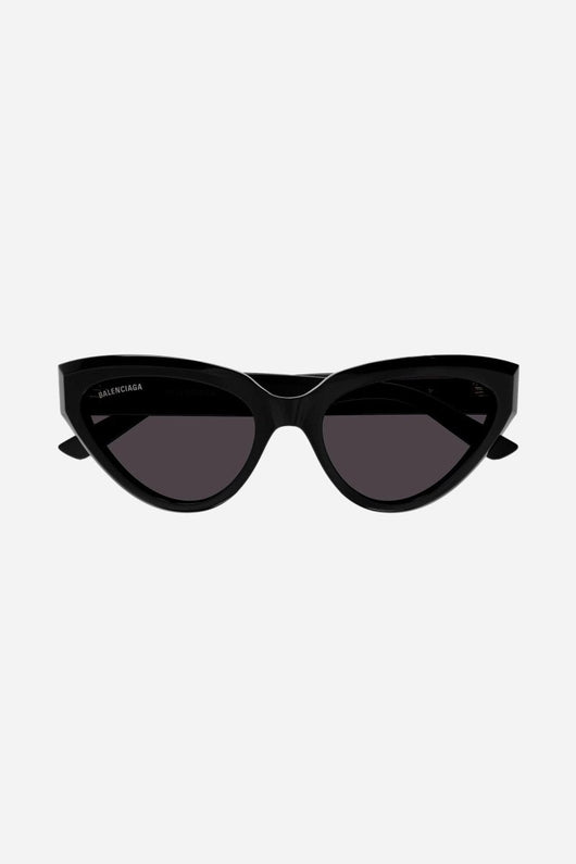 Balenciaga black cat-eye sunglasses with BB logo - Lux Studios