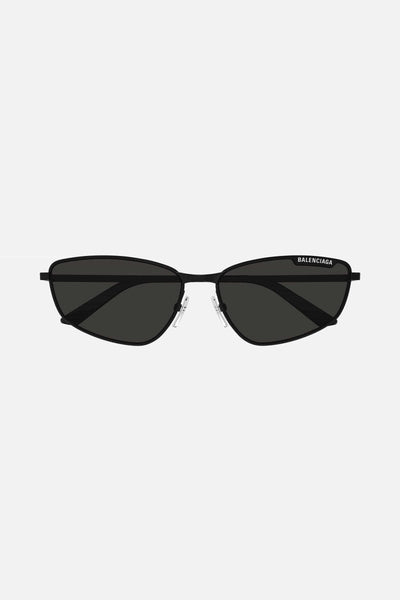 Balenciaga black metal cat eye sunglasses - Lux Studios