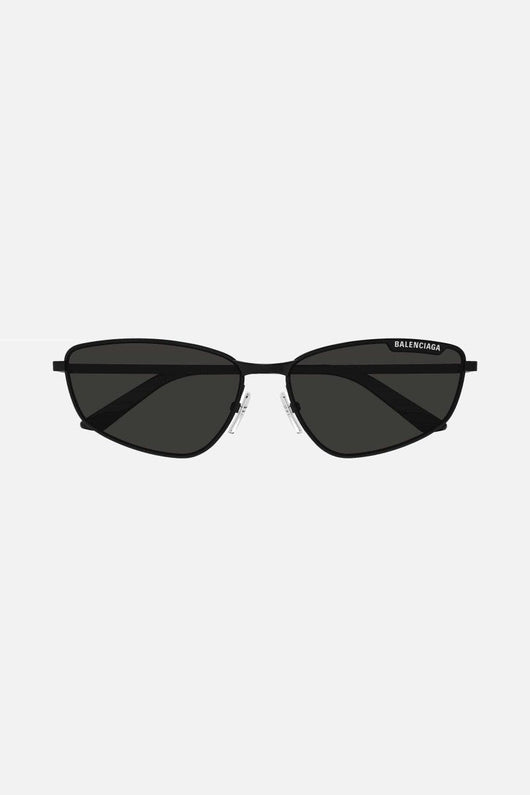 Balenciaga black metal cat eye sunglasses - Lux Studios