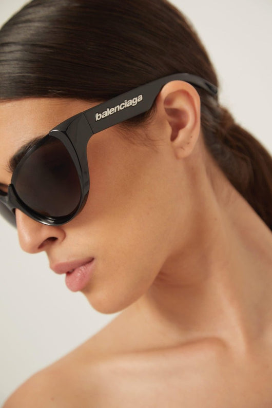 Balenciaga black wrap around sunglasses - Lux Studios