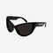 Balenciaga black wrap around sunglasses