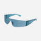 Balenciaga blue mask with white logo