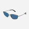 Balenciaga blue metal cat eye sunglasses