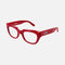 Balenciaga bold red frames