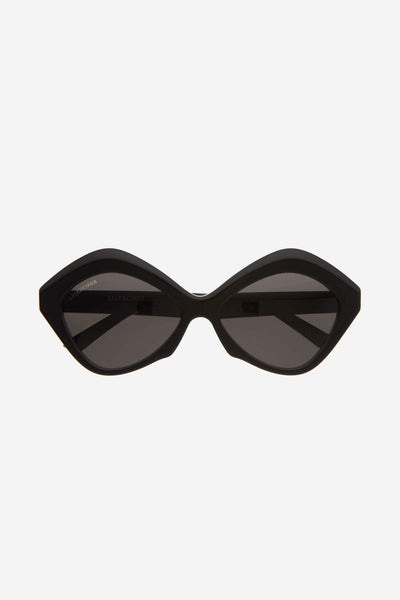 Balenciaga butterfly femenine black sunglasses with BB logo - Lux Studios