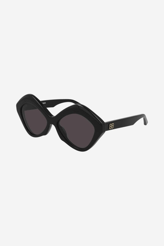 Balenciaga butterfly femenine black sunglasses with BB logo - Lux Studios