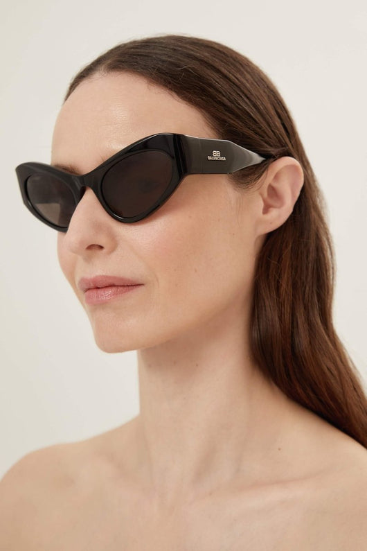 Balenciaga cat butterfly black sunglasses - Lux Studios