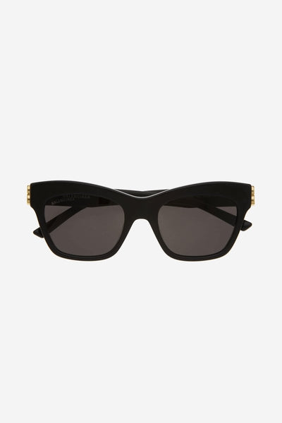 Balenciaga cat-eye femenine black sunglasses with BB folding - Lux Studios