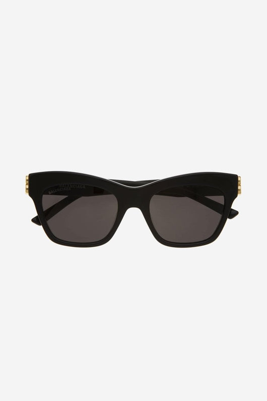 Balenciaga cat-eye femenine black sunglasses with BB folding - Lux Studios