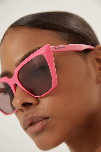 Balenciaga cat-eye femenine pink sunglasses - Lux Studios