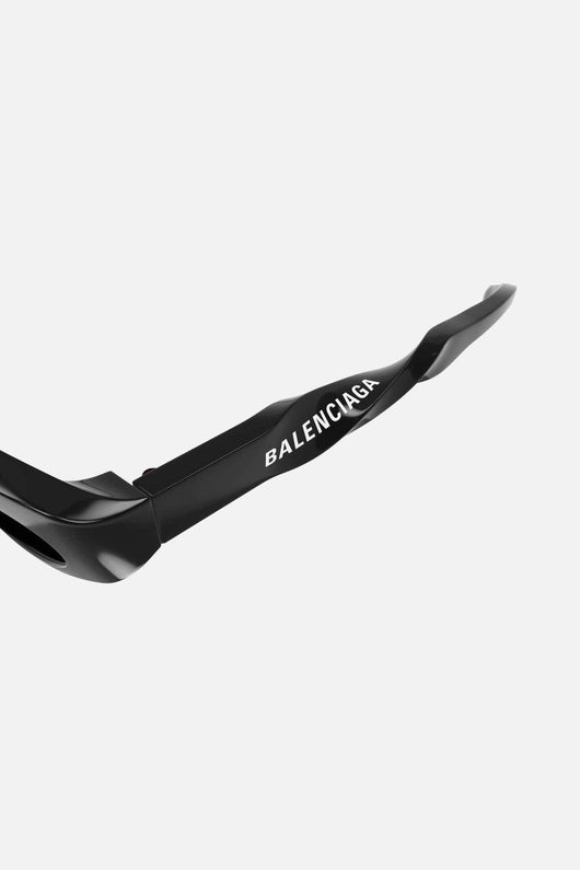 Balenciaga cat-eye twisted black sunglasses - Lux Studios