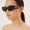 Balenciaga chunky black sunglasses
