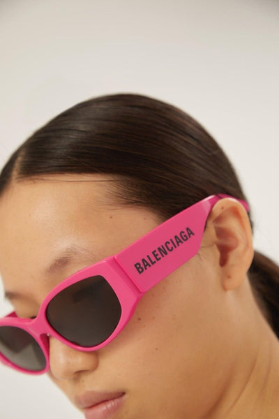 Balenciaga chunky pink sunglasses - Lux Studios