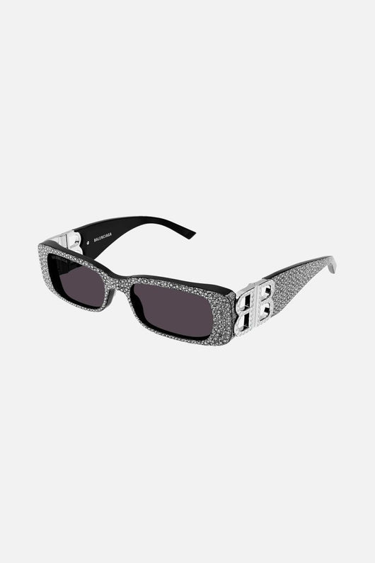 Balenciaga Dynasty sunglasses with Swarovski featuring BB logo - Lux Studios