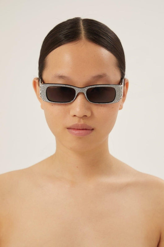 Balenciaga Dynasty sunglasses with Swarovski featuring BB logo - Lux Studios