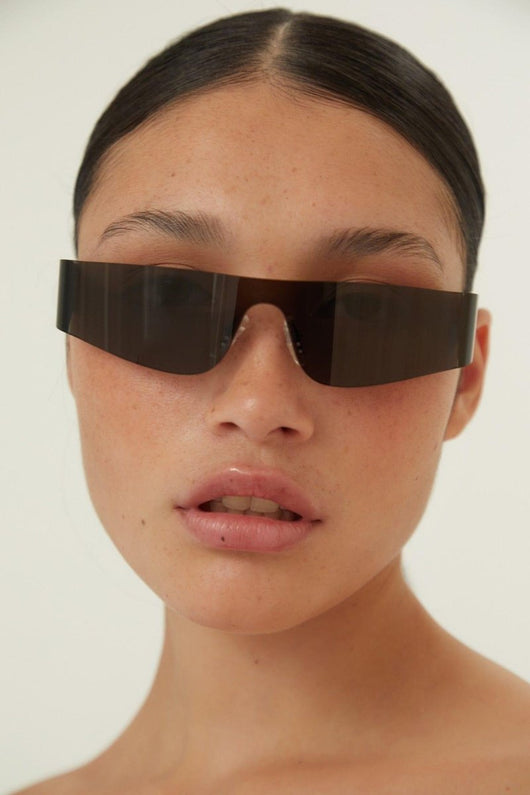Balenciaga grey mask with white logo - Lux Studios