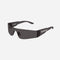 Balenciaga grey mask with white logo