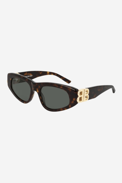 Balenciaga havana cat-eye BB sunglasses - Lux Studios