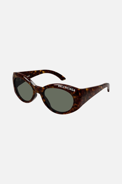 Balenciaga havana oval sunglasses - Lux Studios