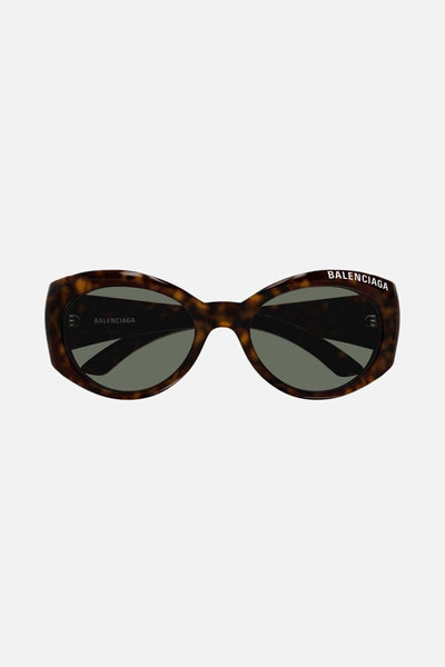 Balenciaga havana oval sunglasses - Lux Studios