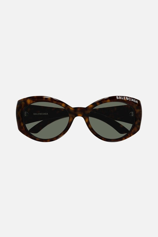 Balenciaga havana oval sunglasses - Lux Studios