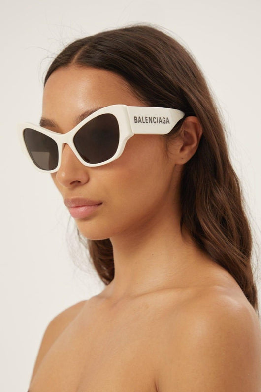 Balenciaga MAX butterfly sunglasses in white - Lux Studios