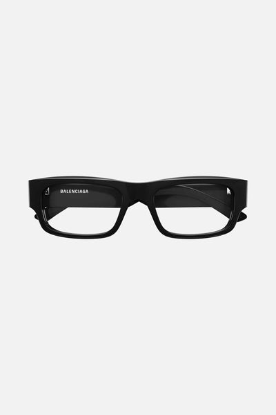 Balenciaga MAX rectangular black frame - Lux Studios