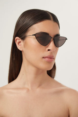 Balenciaga metal extreme cat-eye sunglasses