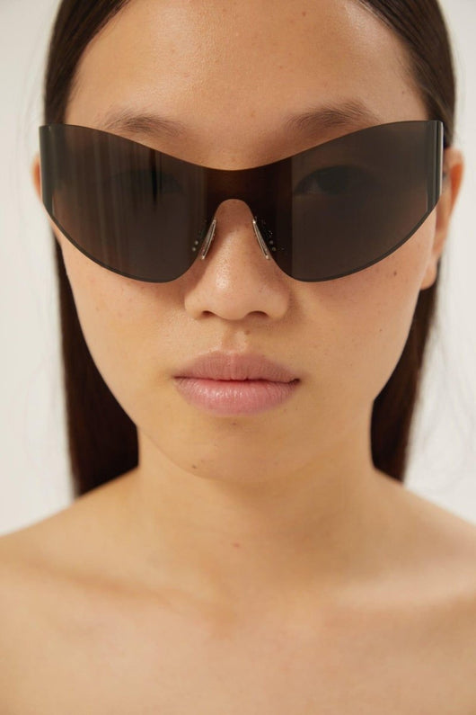 Balenciaga MONO CAT 2.0 grey cat eye mask - Lux Studios