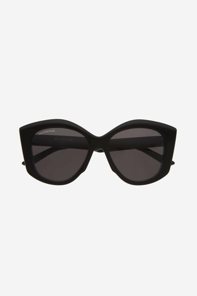 Balenciaga oversized butterfly black sunglasses - Lux Studios