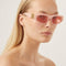 Balenciaga pink cat-eye BB sunglasses