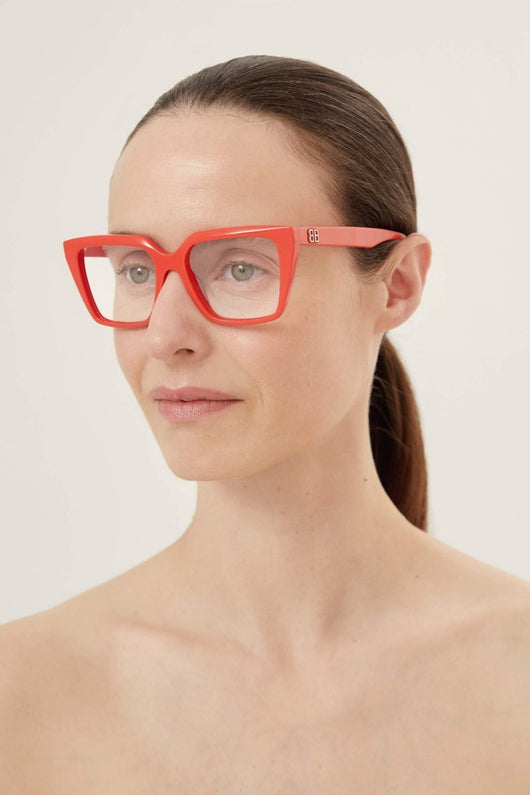 Balenciaga red cat eye frame - Lux Studios