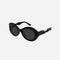 Balenciaga rounded cat eye twisted sunglasses
