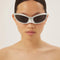 Balenciaga Skin Cat sunglasses in silver