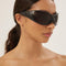 Balenciaga Skin XXL Cat sunglasses in black