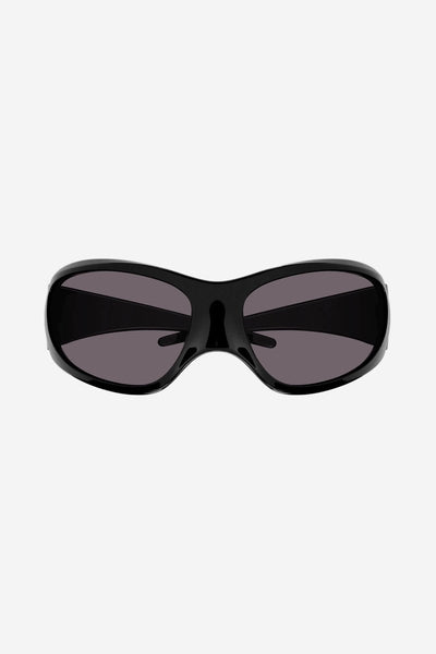 Balenciaga Skin XXL Cat sunglasses in black - Lux Studios