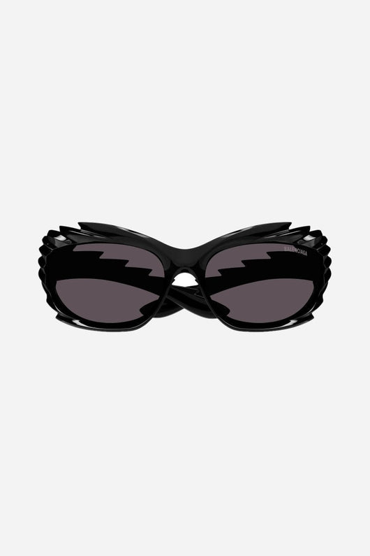Balenciaga Spike rectangle sunglasses in black - Lux Studios